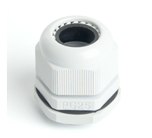 Сальник PG25 диаметр проводника 16-21 мм STEKKER, IP54, серый (DIY упаковка 2 шт) (без мембраны)