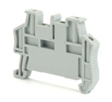 Концевой стопор (ограничитель) на DIN рейку для ЗНИ, серый LD590