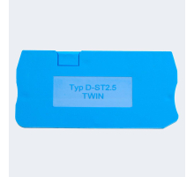 Торцевая заглушка для ЗНИ LD573 2,5 мм² (JXB PT 2,5), синий LD582-1-25