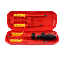 Отвертка VDE со сменными битами до 1000В, 8 предметов STLS005 50409