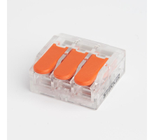 Универсальная компактная клемма 3-проводная STEKKER, LD221-613