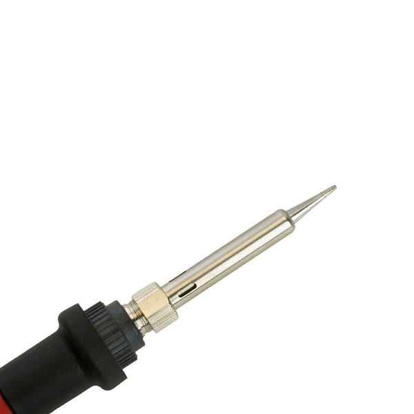 Паяльник с регулировкой температуры цифровой до500С с керам.нагревателем,60Вт,долговечное жало,230В, Stekker PLE702-60 49818