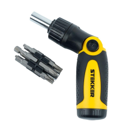 Отвертка реверсивная с битами, 14 предметов STLS004 50408