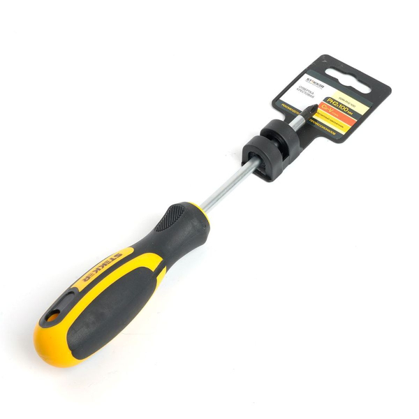 Отвертка крестовая Stekker Ph 2 х 100 мм, Cr-V, SDM-PH2-100 39770