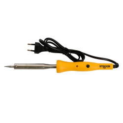 Паяльник 80W с кнопкой вкл., нихромовый нагреватель, долговечное жало, 230В PLE201- 80 49802