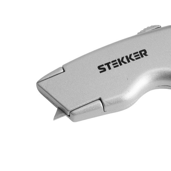 Нож строительно-монтажный с трапециевидным лезвием, 19 мм, 2 лезвия в рукоятке KMU-12-T 50199