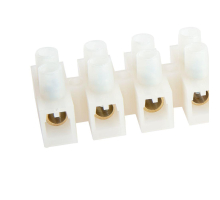 Колодка клеммная винтовая STEKKER, линейка 12 штук, полиамид, LD225-10 DIY