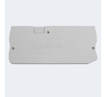 Торцевая заглушка для ЗНИ LD573 4 мм²  (JXB PT 4), серый, LD582-1-40