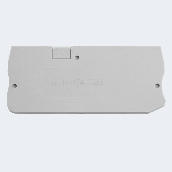 Торцевая заглушка для ЗНИ LD573 4 мм²  (JXB PT 4), серый, LD582-1-40