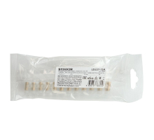 Колодка клеммная винтовая STEKKER, линейка 12 штук, полиэтилен, LD227-15A DIY