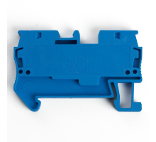 Зажим пружинный, 2-проводной проходной ЗНИ - 10,0 (JXB ST 10), синий STEKKER