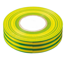 Изоляционная лента STEKKER INTP01319-20 0,13*19мм, 20 м. желто-зеленая