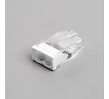 Клемма монтажная 2-проводная с пастой STEKKER  для 1-жильного проводника, LD2273-242 (5 штук в упаковке)