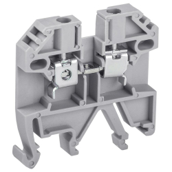 Зажим наборный изолированный (винтовой) ЗНИ - 2,5 (JXB2.5), серый, STEKKER