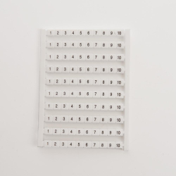 Маркеры для ЗНИ (JXB) с нумерацией 1-10 LD556-2 STEKKER