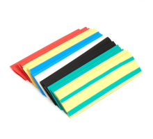 Набор термоусадочных трубок STEKKER HSHT-1575-10M, длина 10 см., коэф. усадки 2:1, мультиколор (21шт в упаковке)