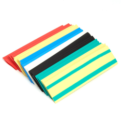 Набор термоусадочных трубок STEKKER HSHT-1575-10M, длина 10 см., коэф. усадки 2:1, мультиколор (21шт в упаковке)