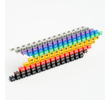 Маркер кабельный наборный '0-9' STEKKER 6 мм2 CBMR-MKN6 (100шт/упак - 10 отрез. по 10 шт.)