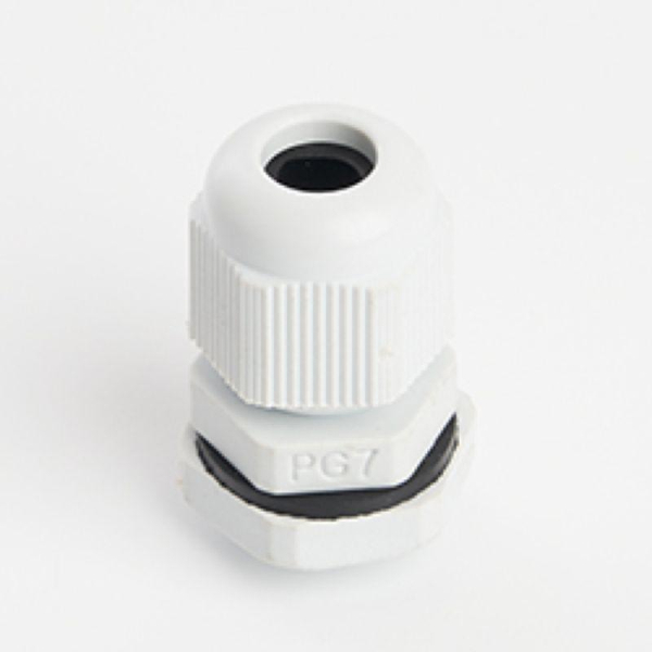 Сальник PG7 диаметр проводника 3-6,5 мм STEKKER, IP54, серый (DIY упаковка 3 шт) (без мембраны)