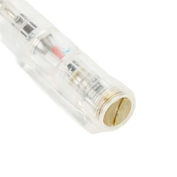 Тестер напряжения контактный/бесконтактный до 500 В, прозрачный (батарейки в комплекте) TST500-4 50528