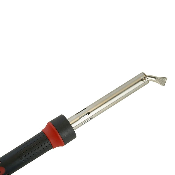 Паяльник с индикатором 80W, нихромовый нагреватель, долговечное жало, 230В Stekker PLE301-80 49810