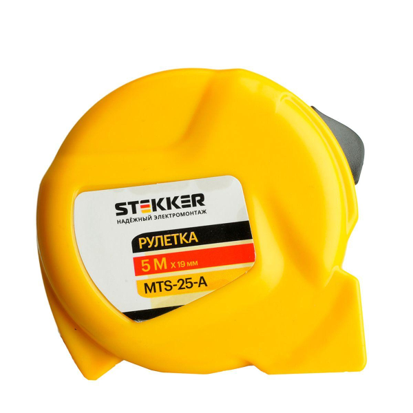 Рулетка, 5 м х 19 мм, II класс точности, пластик MTS-25-А 50206