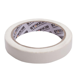 Малярная лента Stekker INTP7-18-25 18 мм, длина 25 м, на бумажной основе, белый 39149