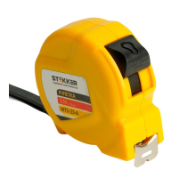 Рулетка, 3 м х 16 мм, II класс точности, пластик MTS-23-А 50205