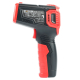 Дистанционный измеритель температуры (пирометр), 2 батареи тип ААА 1,5В, черный/красный MTM HT650A 49998