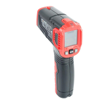 Дистанционный измеритель температуры (пирометр), 2 батареи тип ААА 1,5В, черный/красный MTM HT650A 49998