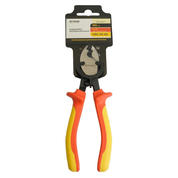 Кабелерез диэлектрический, 160мм, Cr-V, двухкомпонентная рукоятка PLM-4-160-P 50065