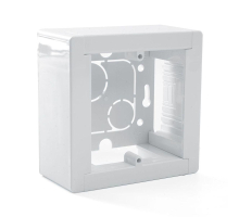 Коробка монтажная для открытой установки модульная подъемная 88*88*42,5мм, белый (К-440) EBX20-04-1 39928