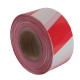 Лента оградительная, 200 п.м.х50 мм х35 мкм, Stekker красный,белый INTP10-50-35 50302