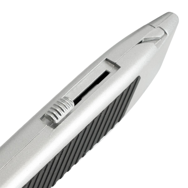 Нож строительно-монтажный с трапециевидным лезвием, 19 мм, 2 лезвия в рукоятке, GS, KMU-13-T 50200