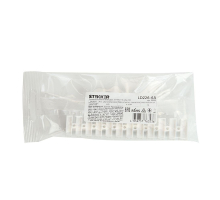 Колодка клеммная винтовая STEKKER, линейка 12 штук, полипропилен, LD226-6A DIY