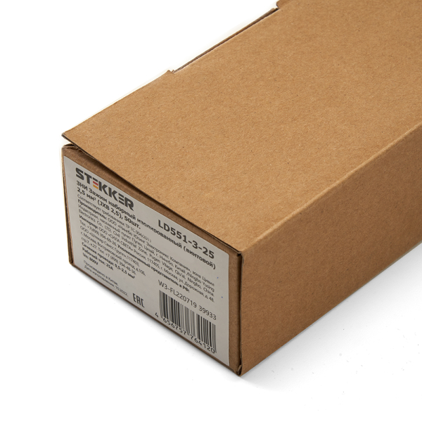 Зажим наборный изолированный (винтовой) ЗНИ - 2,5 (JXB2.5), бежевый STEKKER