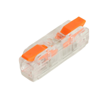 Клемма супер-компактная проходная серии 219 на 1 контакт STEKKER, LD219-421