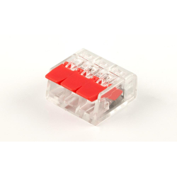 Универсальная компактная клемма 3-проводная STEKKER, LD221-413 (5 штук в упаковке)