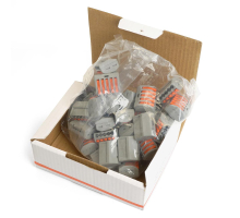 Клемма строительно-монтажная 5-проводная STEKKER, LD222-415