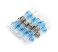 LD302-15-25 ГСИ термоусаживаемая с припоем 1,5-2,5 мм2 27A,  прозрачный/голубой