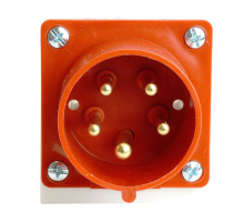 Вилка угловая ST-515 16А 380В 3P+PE+N IP44, PPG16-515-44, Stekker