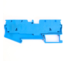 Зажим пружинный, 4-проводной проходной ЗНИ - 4.0 (JXB ST 4), синий STEKKER