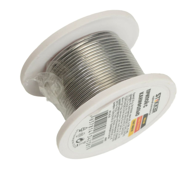 Припой в бобине 20 гр, 50% олово, 49% свинец, 1% канифоль APL-16-20 49967