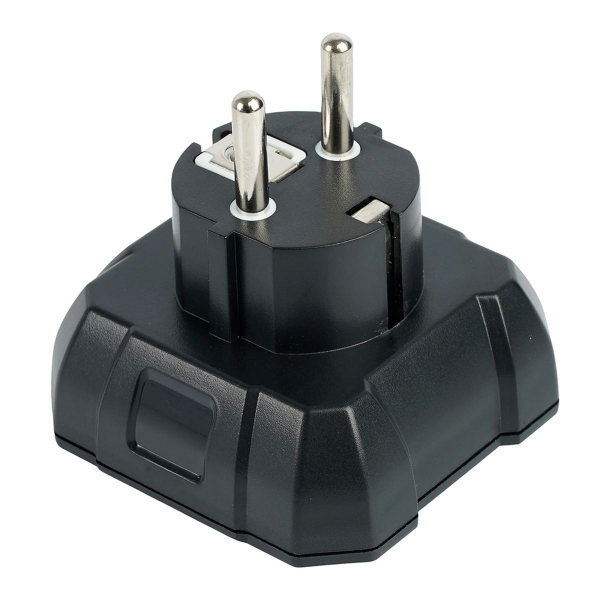 Тестер розеток и УЗО, питание от сети 230V, черный MTM HT106D 49997