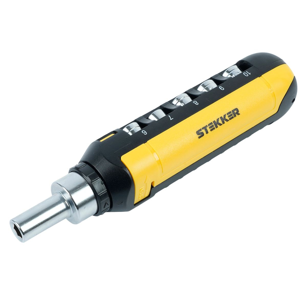 Отвертка реверсивная с битами, 15 предметов STLS003 50407