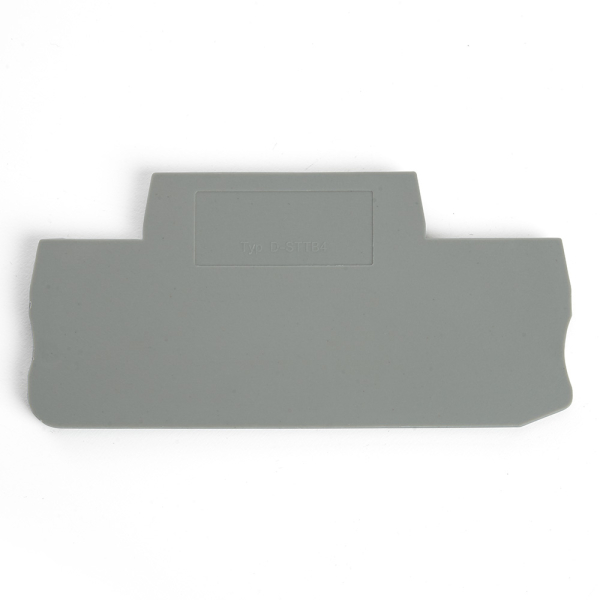 LD563-1-40 Торцевая заглушка для ЗНИ LD555 4 мм²  (JXB ST 4), серый STEKKER