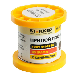 Припой ПОС-40 с канифолью в бобине 50 гр APL40-50-1 50314