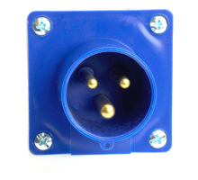 Вилка угловая ST-513 16А 220В 2P+PE IP44, PPG16-513-44, Stekker