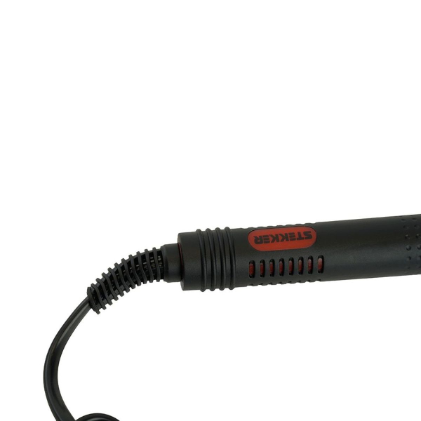 Паяльник с индикатором 60W, нихромовый нагреватель, долговечное жало, 230В Stekker PLE301-60 49809