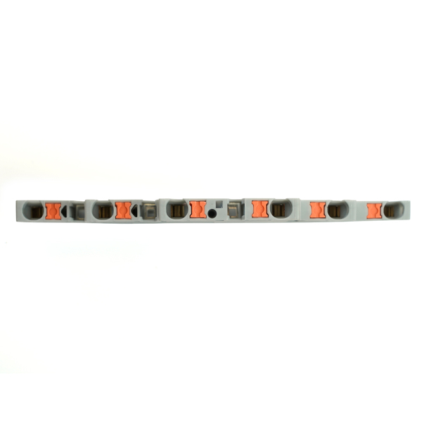 Зажим пружинный, 6-проводной проходной ЗНИ - 2,5 ,JXB PT 2,5 , серый LD579-1-25